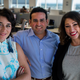 Telemundo 42's Maria Clark, left, Manuel Torres and Karla Ortiz. (G. Andrew Boyd/ nola.com | the Times-Picayune)